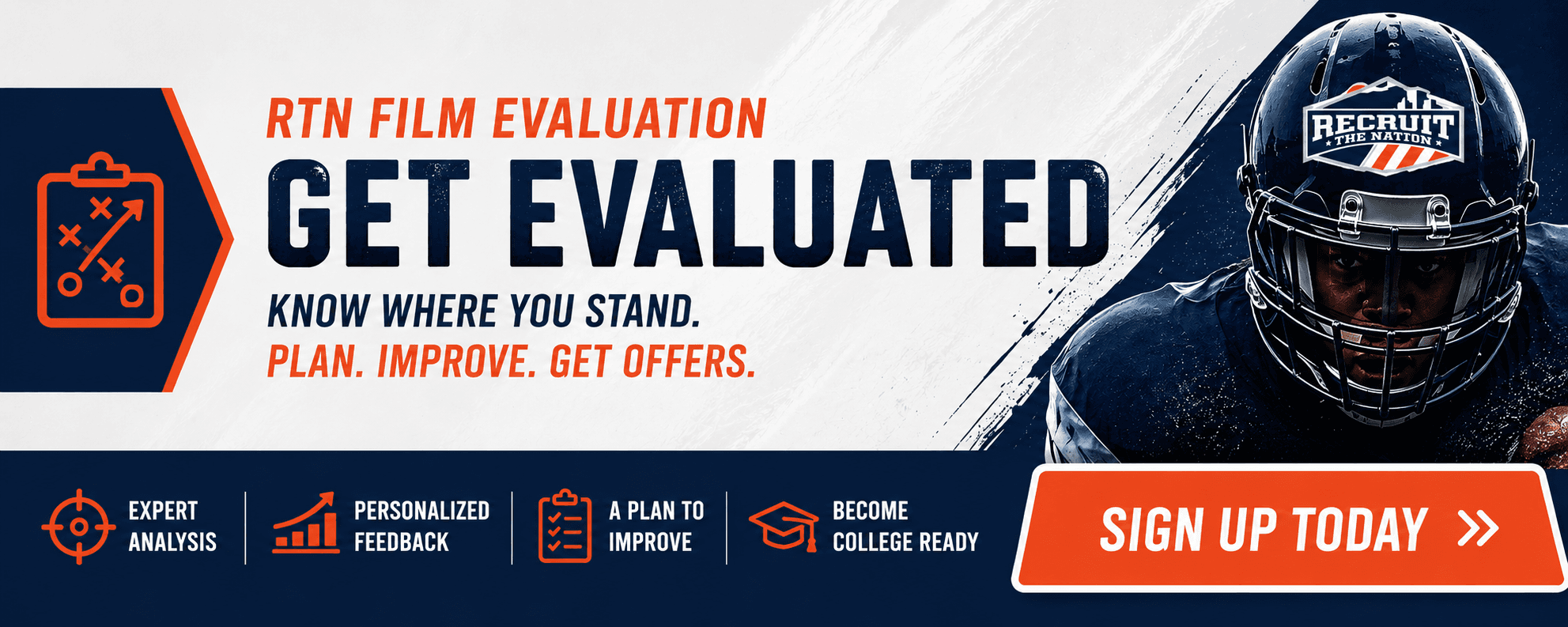 RTN Film Evaluation. Get evaluated. Know where you stand. Plan, improve, and get offers. Sign up today.